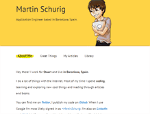 Tablet Screenshot of martinschurig.com
